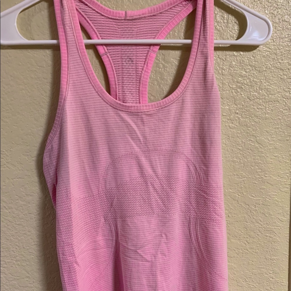 LULULEMON MIAMI PINK swiftly tank